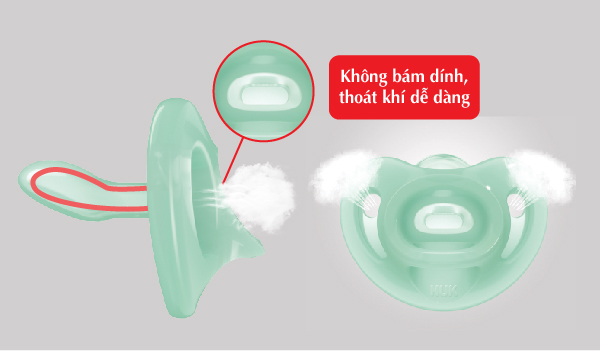 Ti Giả NUK Sensitive Silicone 0-6m